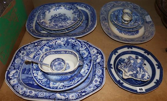Quantity early and other blue & white ceramics